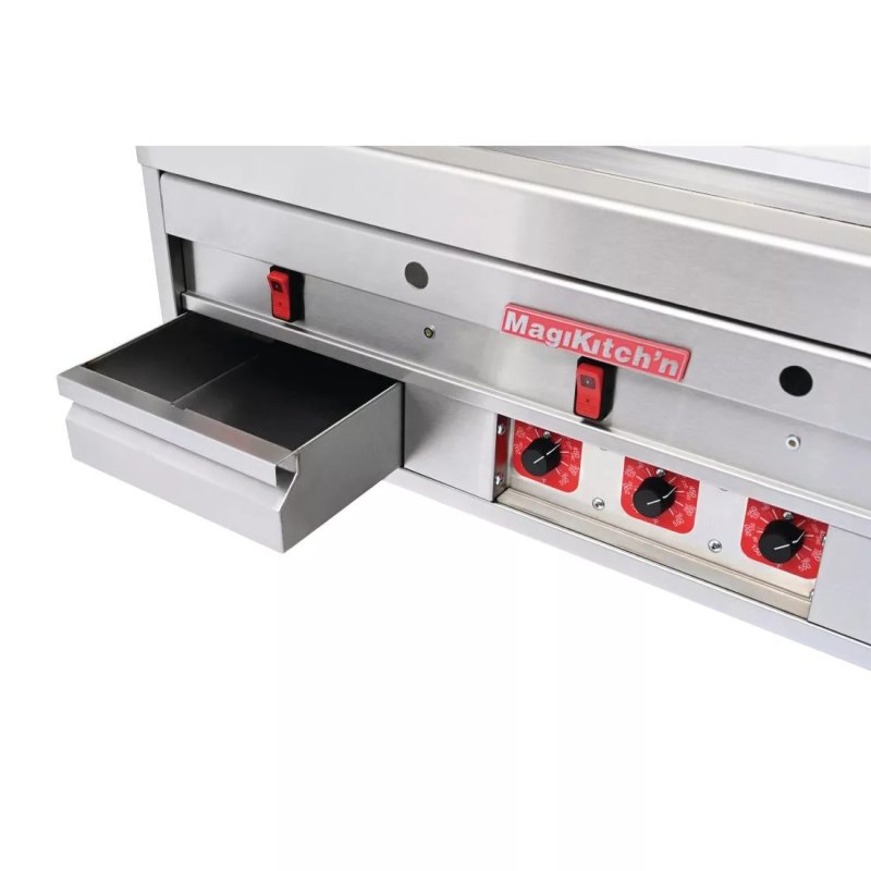 MagiKitch'n Heavy Duty Chrome Griddle MKG36 - islandcatering
