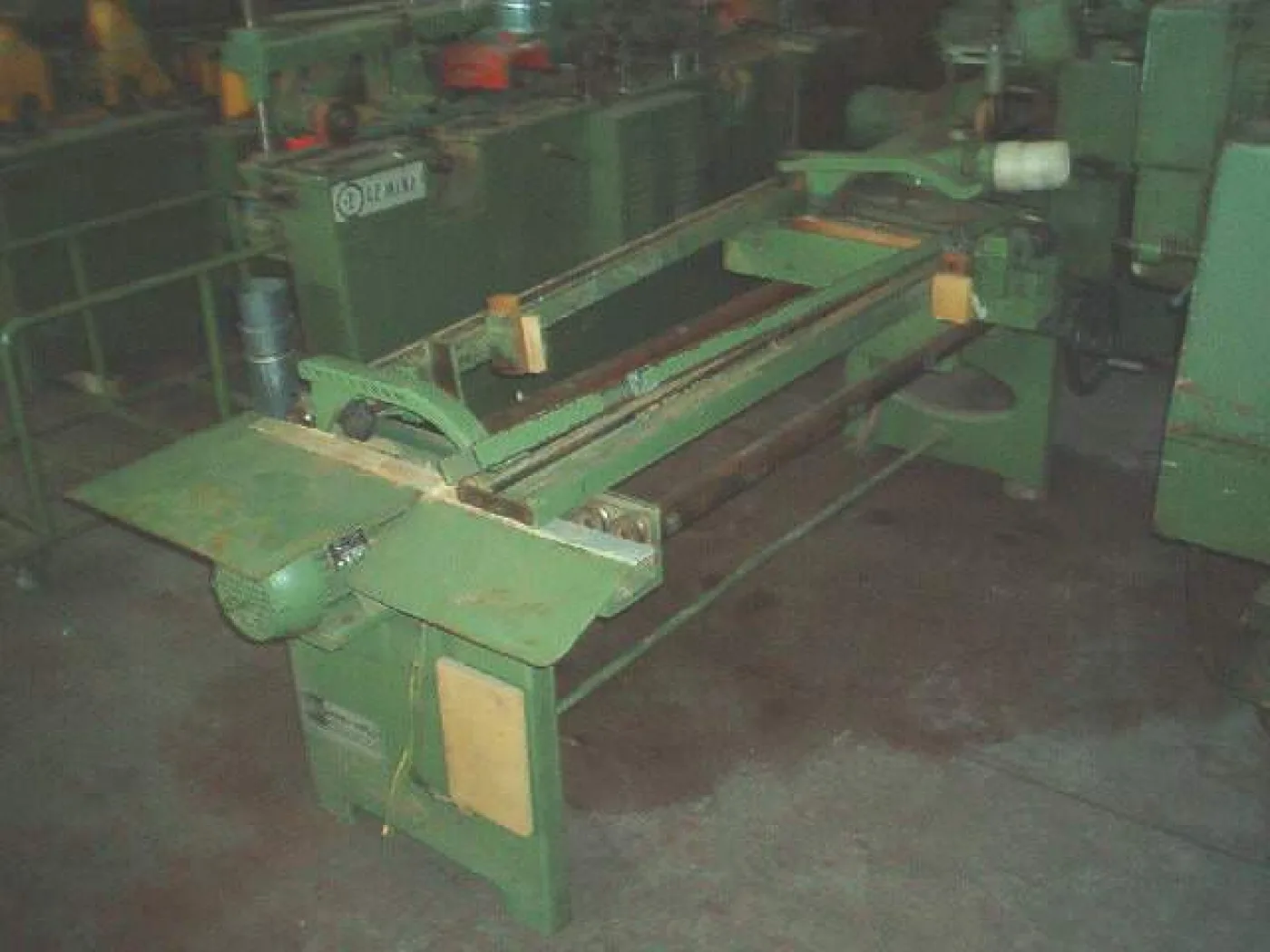 SQUADRATRICE INTESTATRICE OMEC DOPPIA LARGHEZZA DI TAGLIO MM 1500 - 1