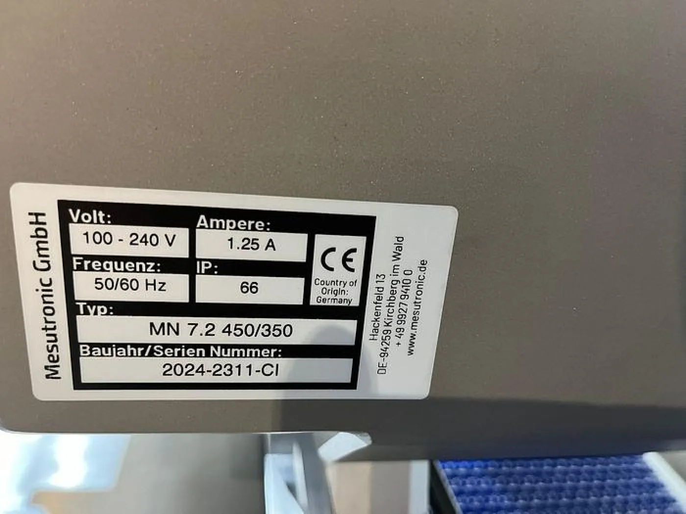 Mesutronic Metaaldetector, MN 7.2 450/350 - 7
