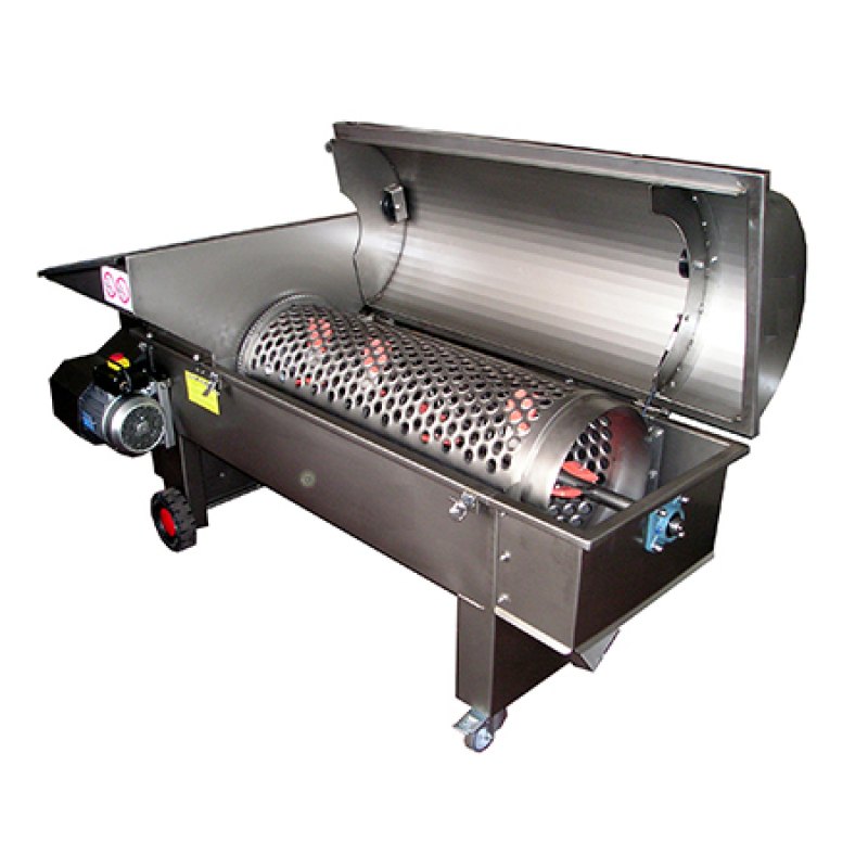 HORIZONTAL CENTRIFUGAL CRUSHER-DESTEMMER MODEL “BETA 120” IN STAINLESS STEEL, NEW MACHINE