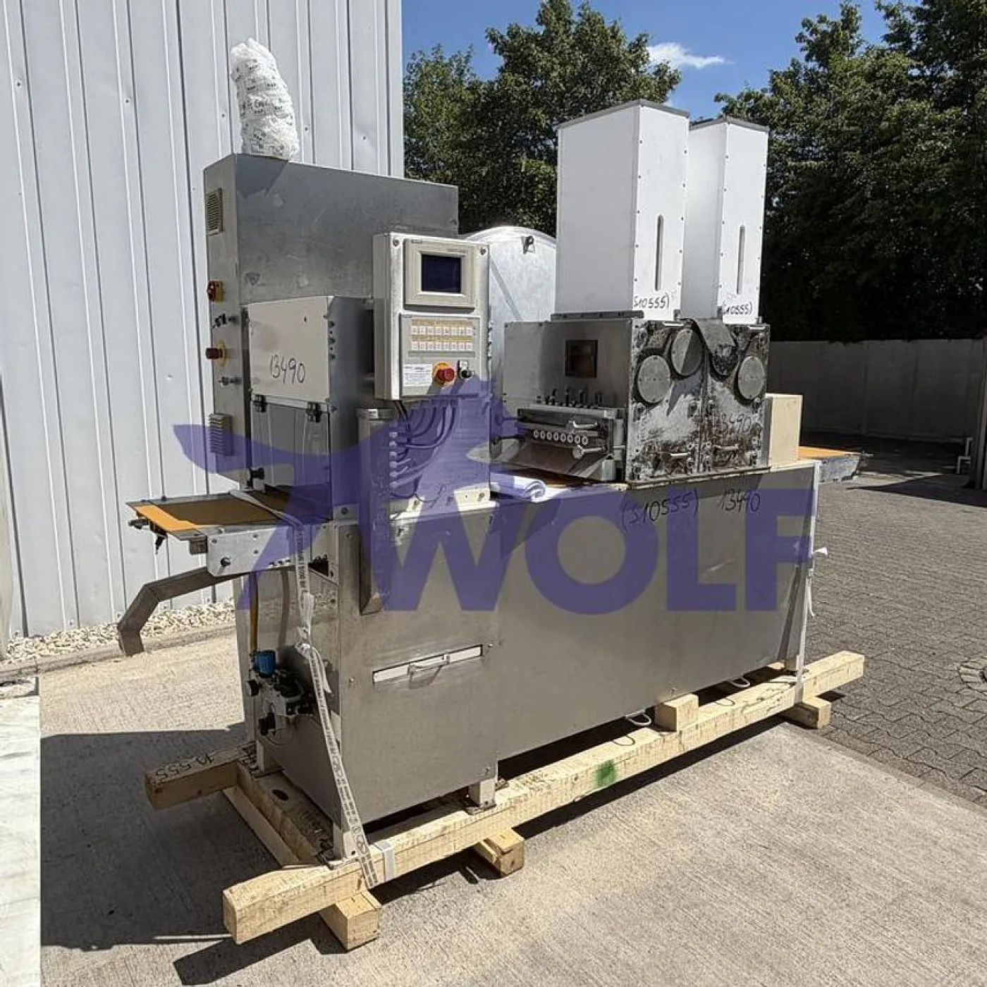 Doppelkopfextruder HOPPE - Type KES-350 für 8 Stränge auf 350 mm Bandbreite. - 5