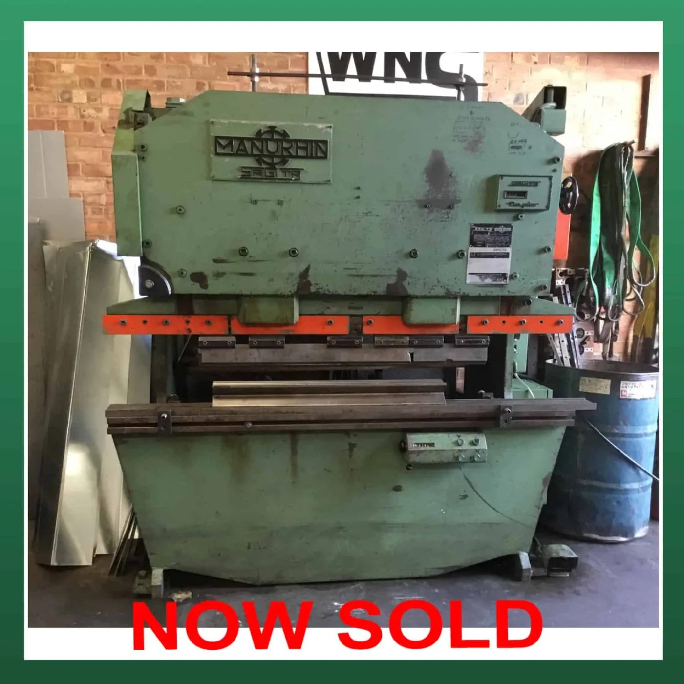 MANURHIN Press Brake Folder - WNS - W. Neal Services Ltd - 1