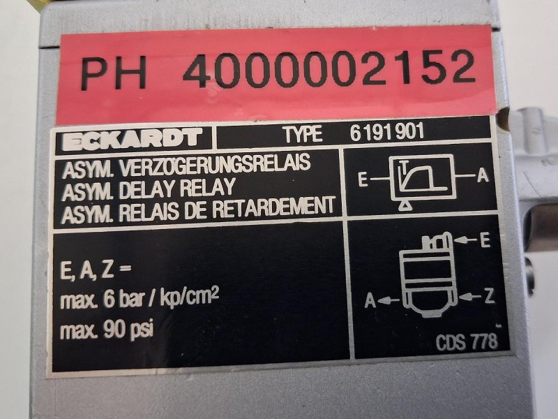 Eckardt Type 6191901 Asym Relay