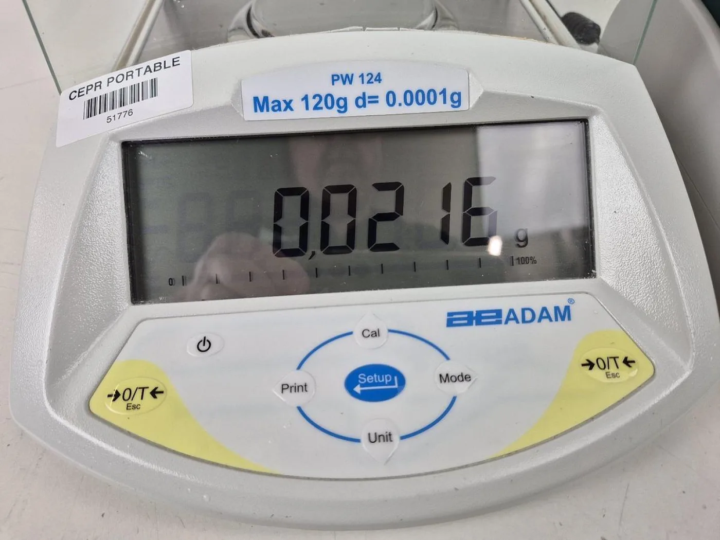 Adam Solent PW124 Analytical Balance + ATP Printer - 4