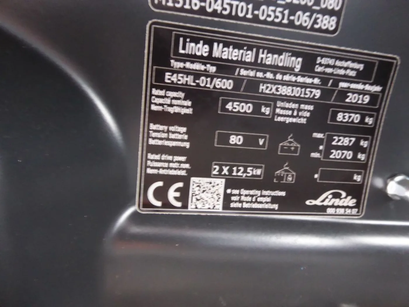 Linde E45HL-01/600 - 5