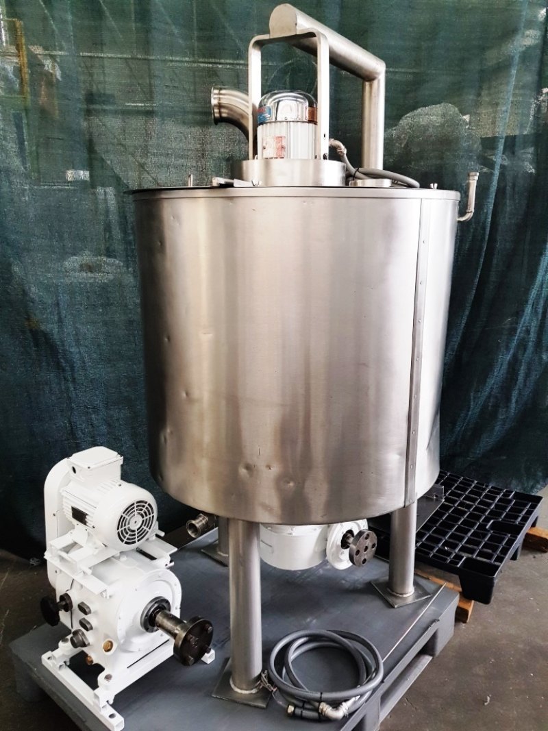 TURBOEMULSORE PER CREME – ZINOX – MOD. 300 L – AGITATORE SILVERSON