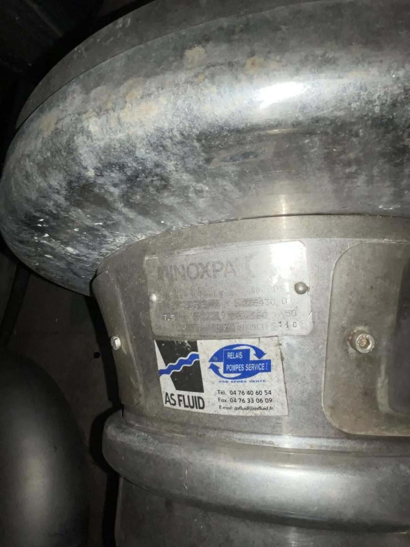 2003 Inoxpa Inoxpa PROLAC S35F Stainless Steel Kontakt Parts Centrifugal Pump - 6
