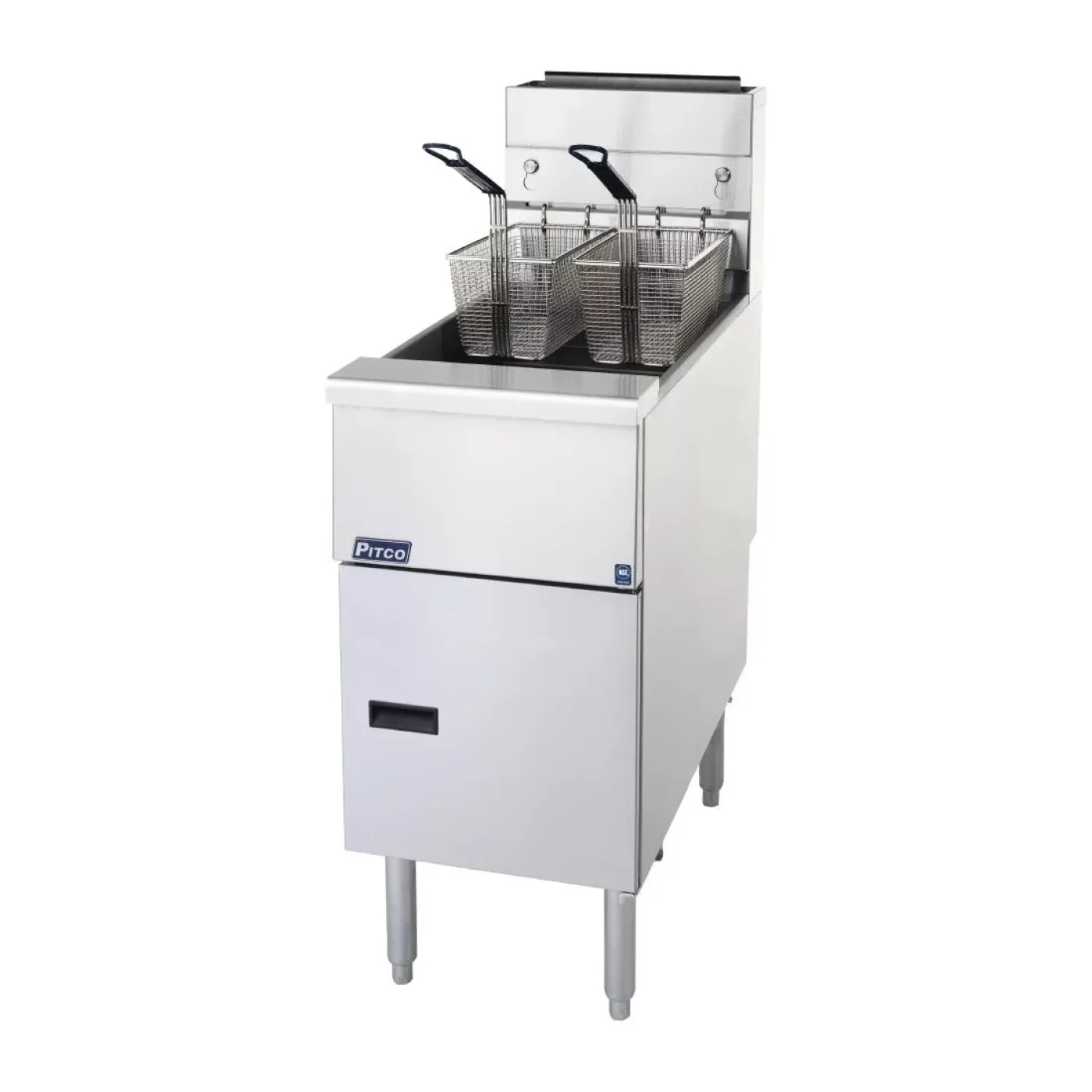 Pitco Twin Basket Single Tank Solstice LPG Fryer SG14S - islandcatering - 5