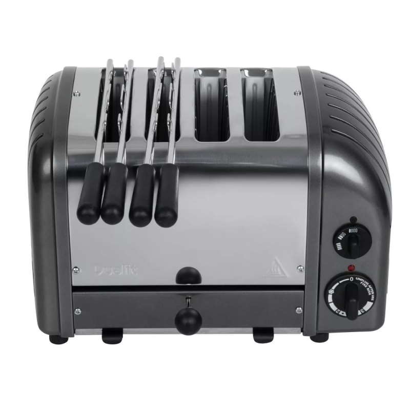 Dualit 2 x 2 Combi Vario 4 Slice Toaster Metallic Charcoal 42170 - islandcatering