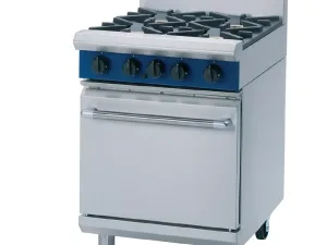 Blue Seal Static Natural Gas Oven Range G504D-NAT - islandcatering