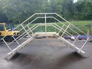 Treppenbrücke aus Aluminium