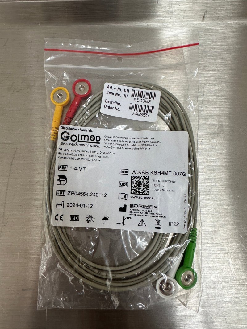 Golmed 1-4-MT EKG-Patientenkabel