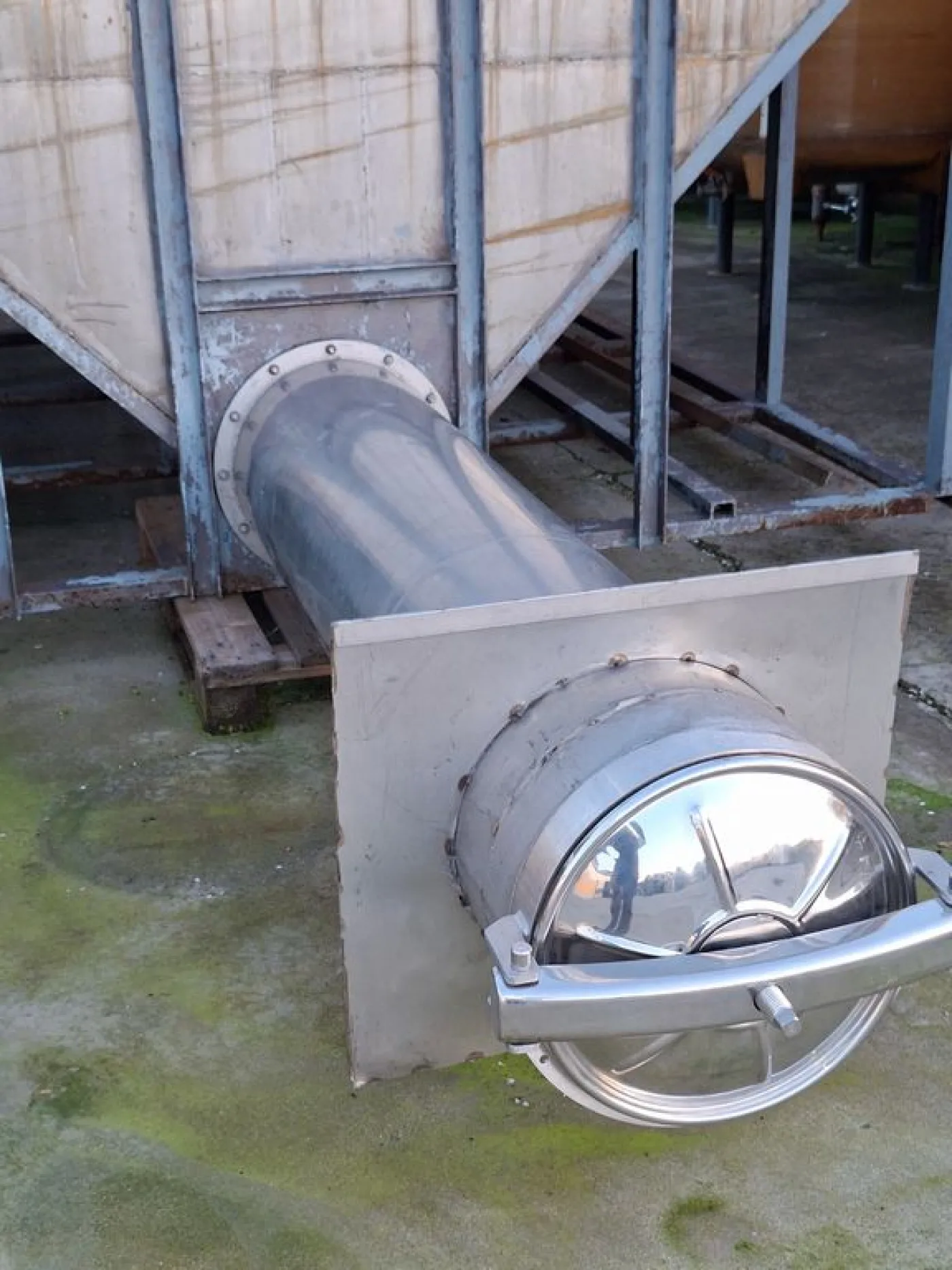 HOPPER / CONVEYOR FOR GRAPES MADE OF STAINLESS STEEL SHEET, SECOND HAND MACHINE - 8