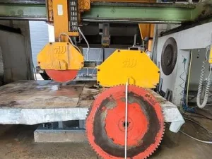 1994 Fickert & Winterling PFE 80 CNC 5 Achs Brückensäge 400 - 1200mm Ø-