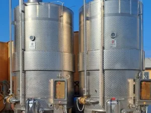 STAINLESS STEEL WINE-MAKERS GIMAR BRAND, CAPACITY HL 150 ABOUT, SECOND-HAND EQUIPMENTS