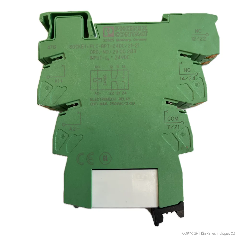 KT-2900283 Phoenix Contact Relay Socket, PHO PLC-BPT-24DC/21-21