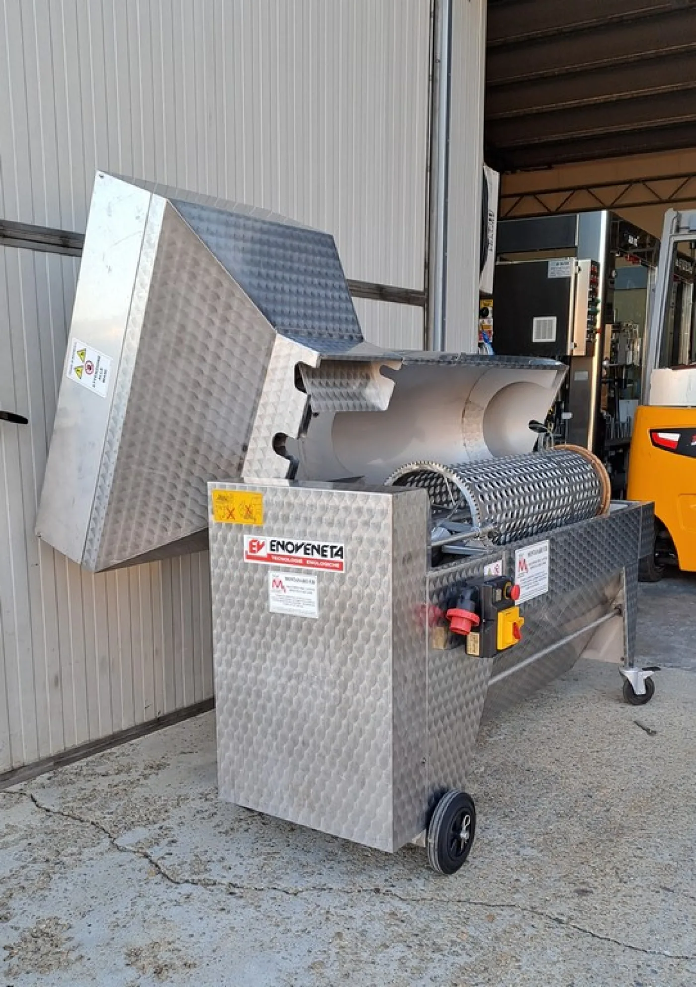 STAINLESS STEEL DESTEMMER ENOVENETA, SECOND-HAND MACHINE - 5