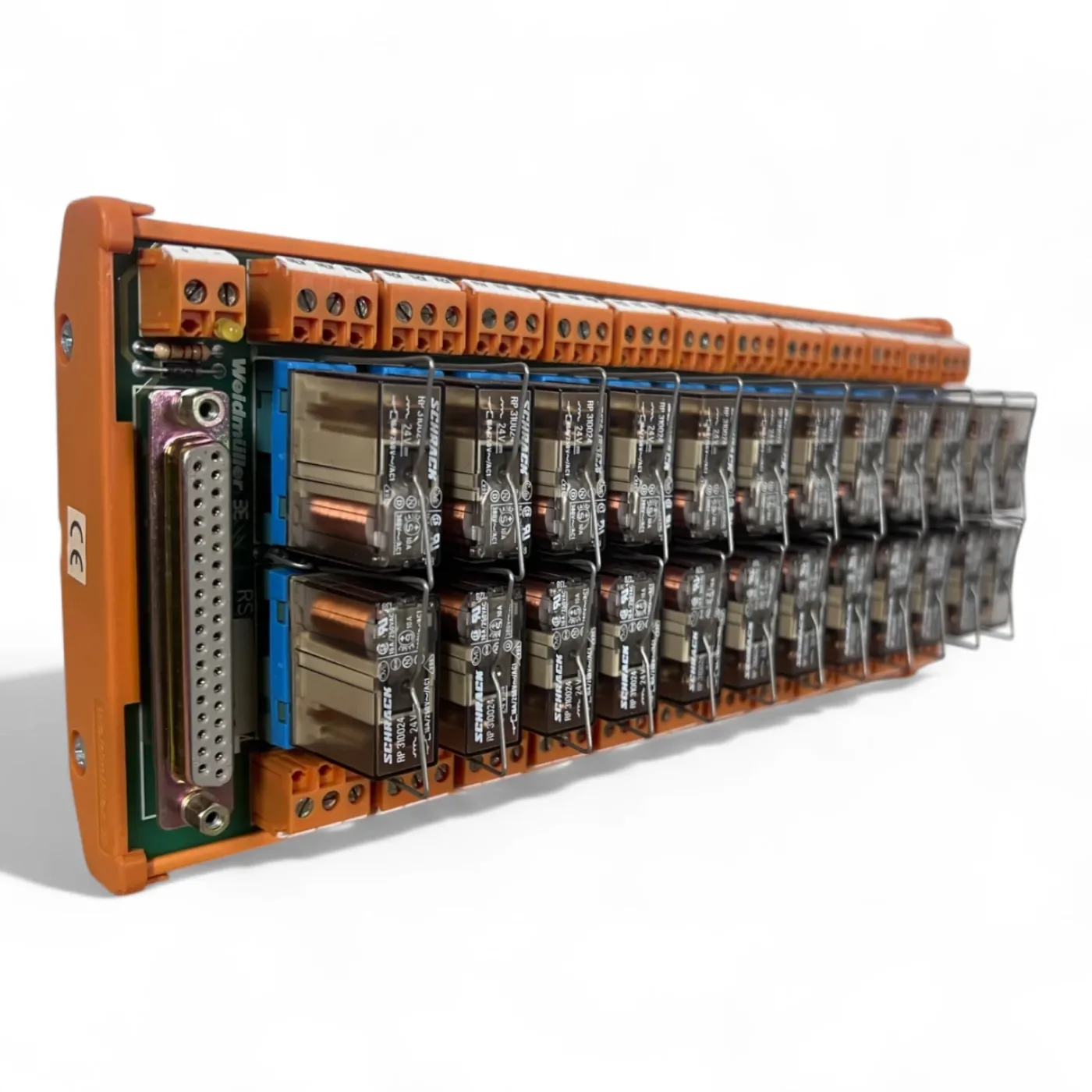 Weidmüller Relaiskarte RSM24-C NUM mit 24x SCHRACK RP310024 Relais – 24 V DC - 1