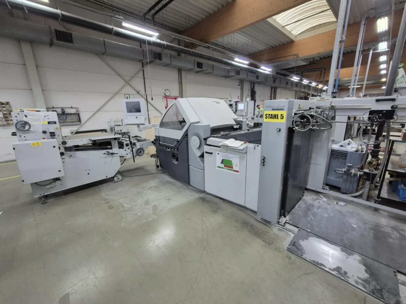 Heidelberg KH82 4KLL 32 pagine piegatrice combi automatica - 5