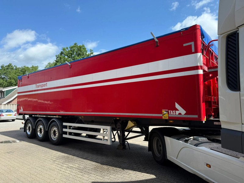 Stas S300CX 58 m³ Rear-axle steering trailer with Alcoa SAF valves/doors, 6,340 kg, NL. New MOT valid until June 27, 2027
