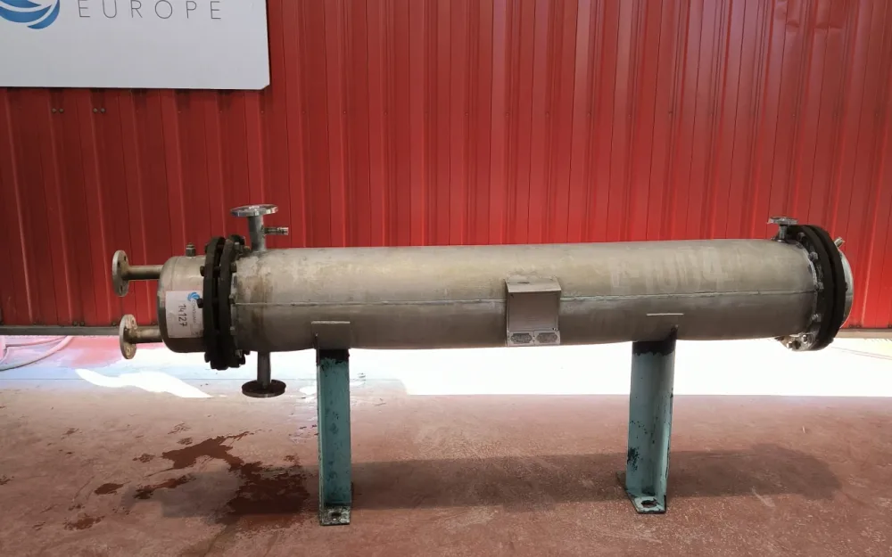 STAINLESS STEEL TUBULAR HEAT EXCHANGER 6.5 M² AGUILAR Y SALAS
