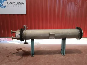 STAINLESS STEEL TUBULAR HEAT EXCHANGER 6.5 M² AGUILAR Y SALAS