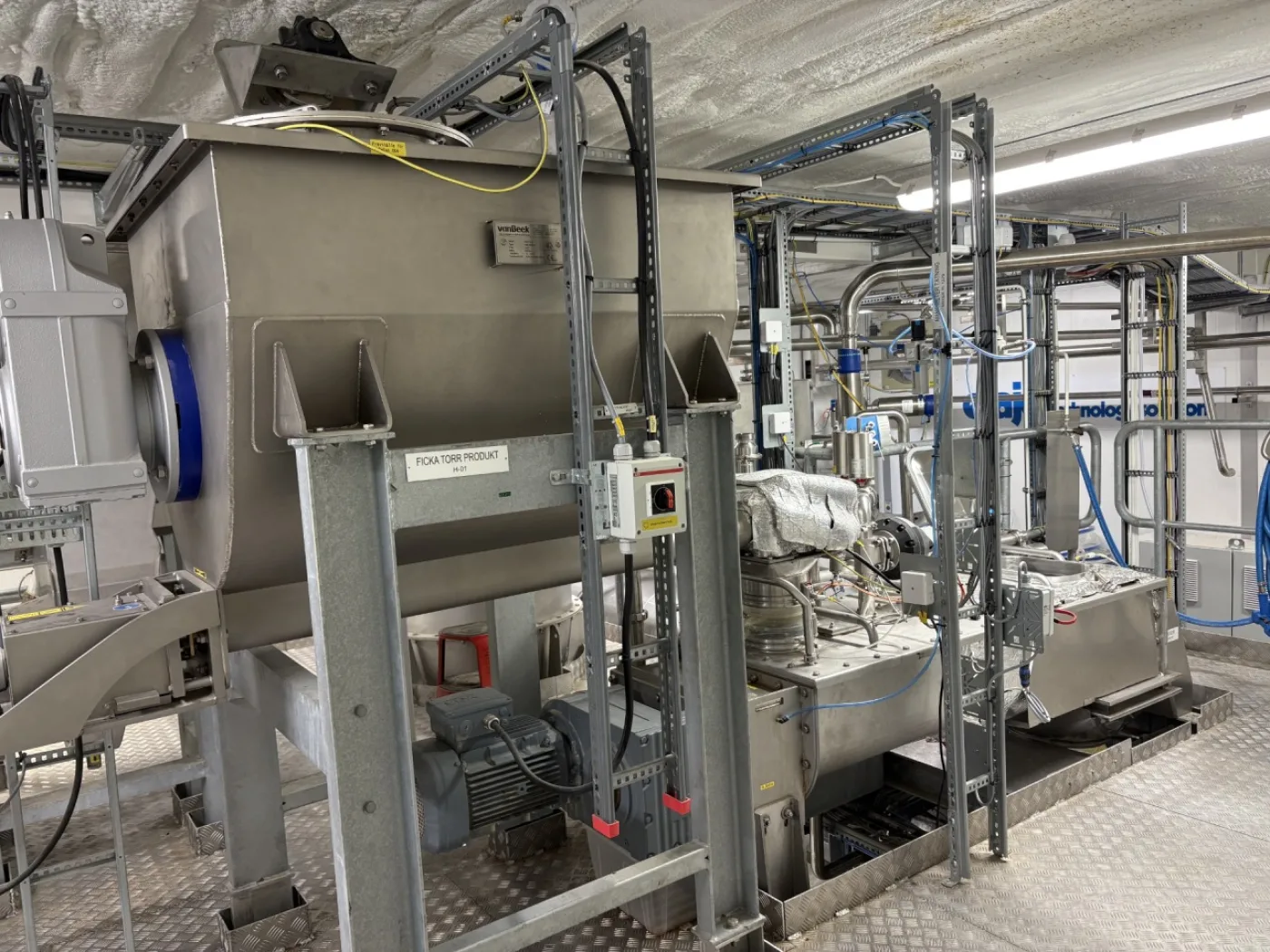 Elajo FB-01 — 2 m² (complete system) - Fluid bed dryer continuous - 3
