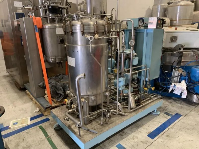 SKID BIOREACTOR LSL BIOLAFITTE STAINLESS STEEL 200 LITERS WITH USED SHIRT