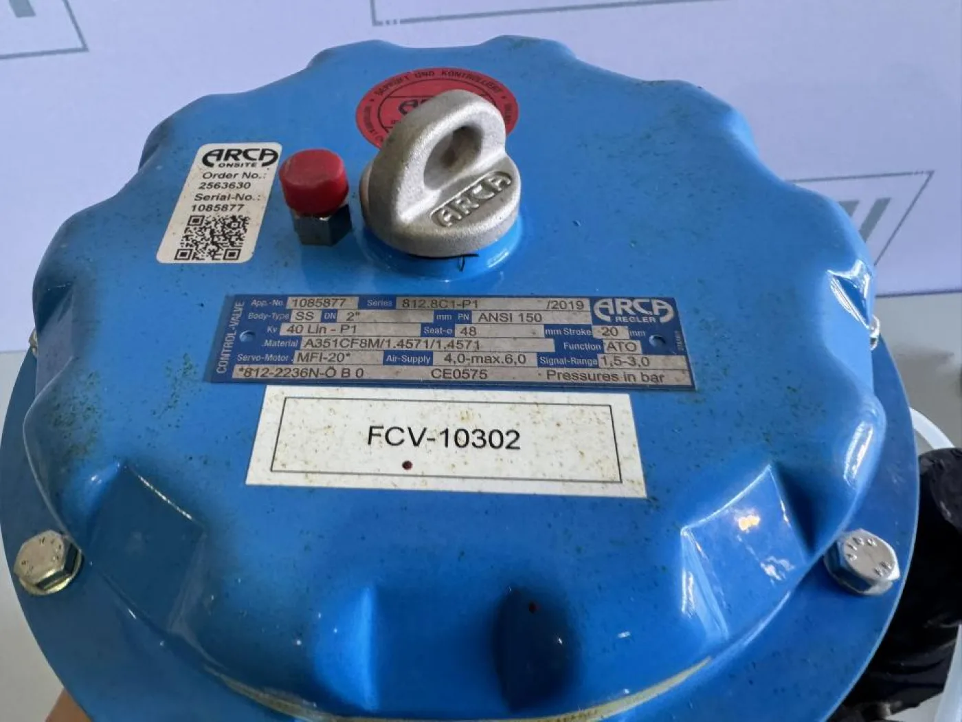2019 ARCA Regler / Siemens Pneumatic Globe Control Valve Assembly with Smart Positioner - 8