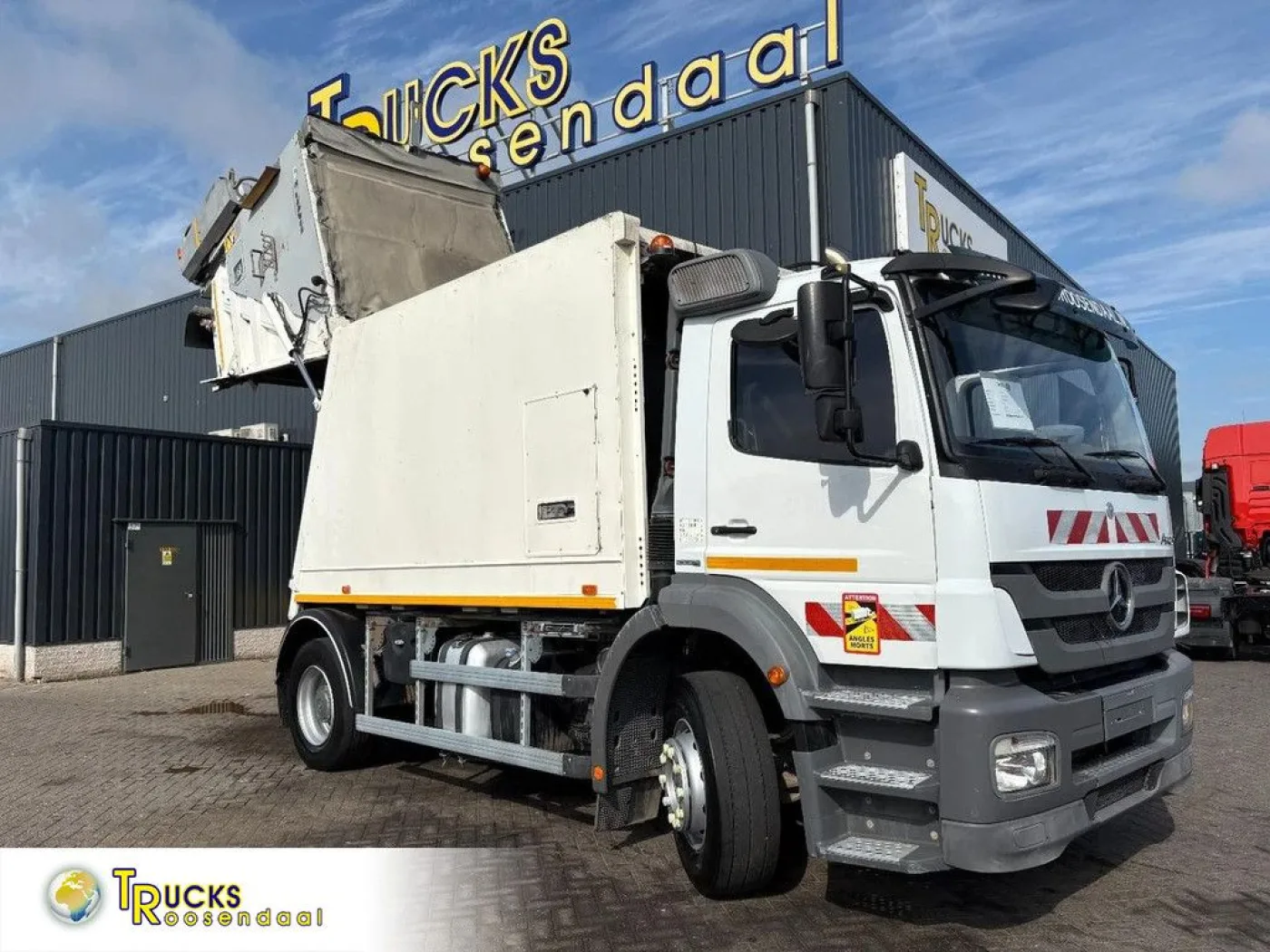 Mercedes-Benz Axor 1829 +FAUN GARBAGE TRUCK 14.5 m3 + PERFECT WORKING + EURO 5 + 3 CHAIRS - 1