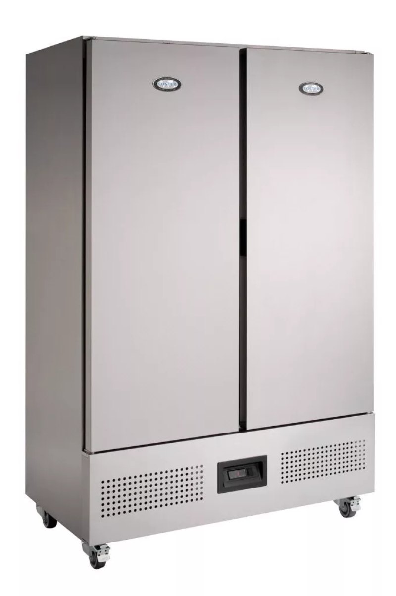 Foster FSL800L/11-173 Slimline Double Door Freezer Upright Cabinet 800 Litres - islandcatering