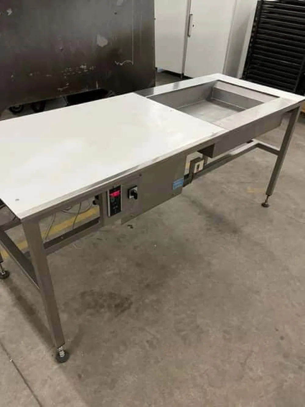 Gekoelde RVS werktafel
