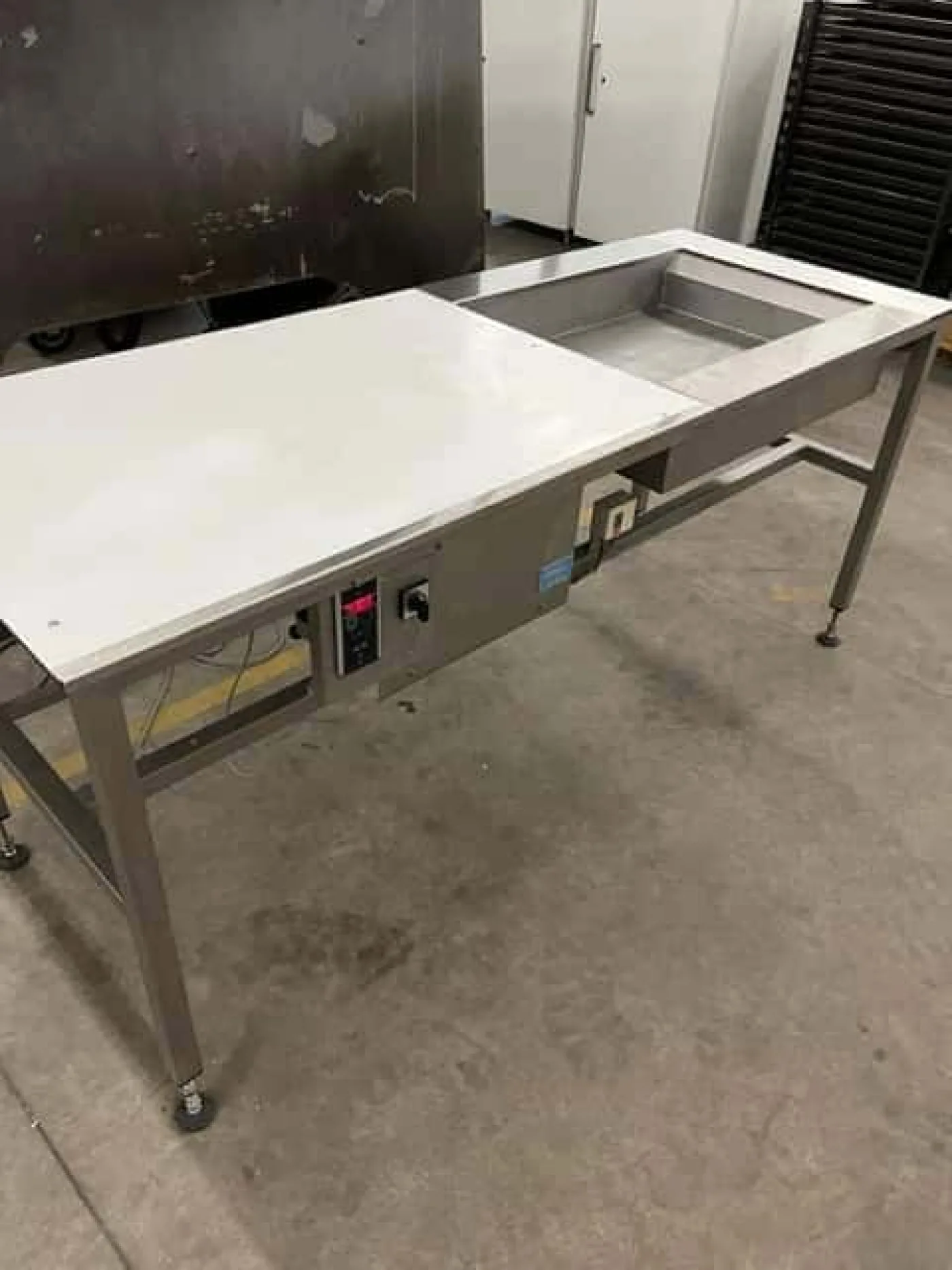 Gekoelde RVS werktafel - 1