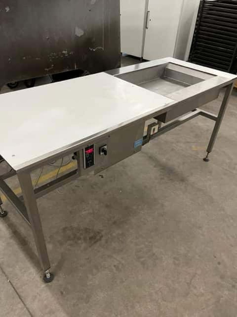 Gekoelde RVS werktafel