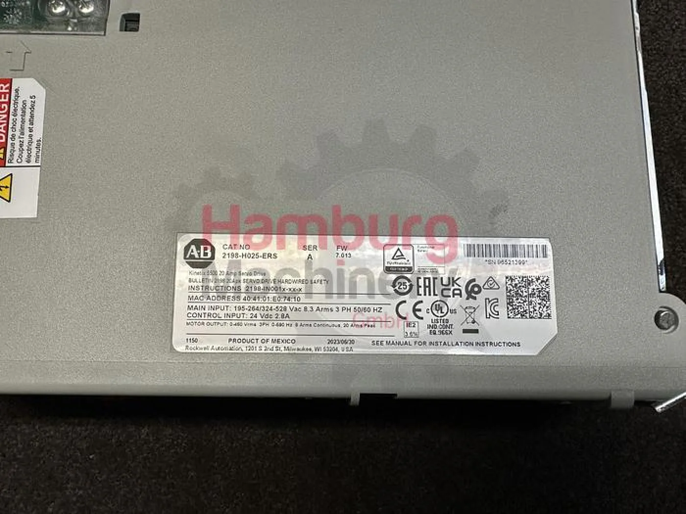 Servo Drive Tetra Pak CAP 30 Flex Kinetix 5500 20 Amp - 6