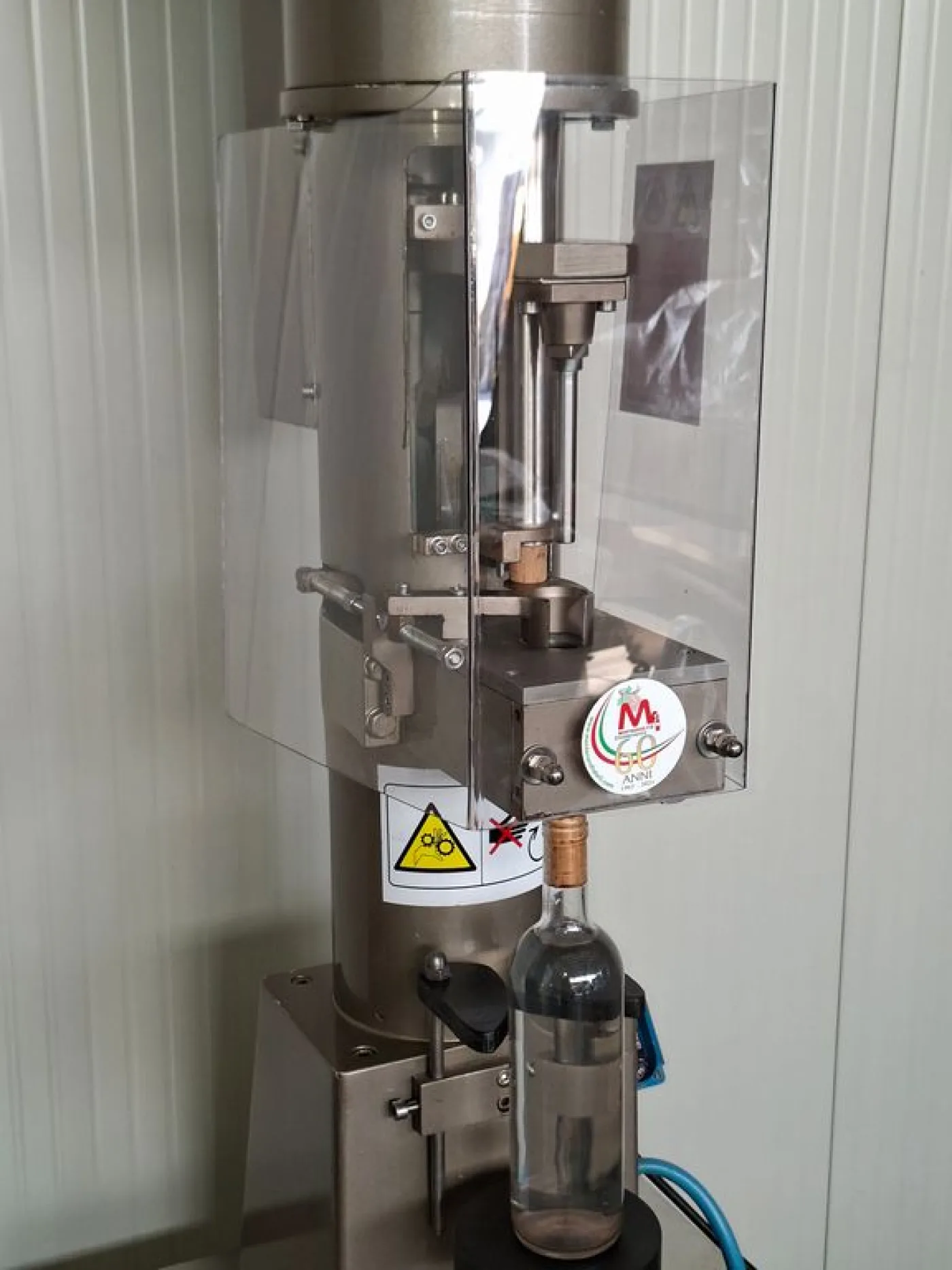 SEMIAUTOMATIC CORKING MACHINE MONTANARO F.LLI, FOR NATURAL CORK, 380 VOLT, SECOND-HAND MACHINE - 6