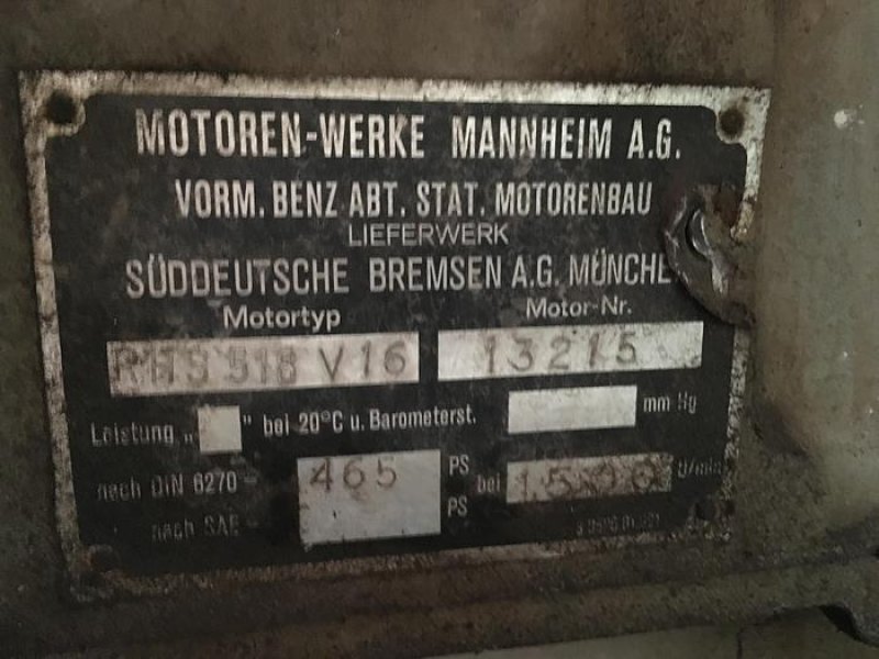 1975 MWM RHS 518-V16