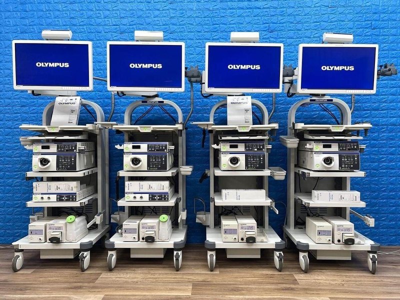 OLYMPUS CV-290 CLV-290 Complete Towers with 290 HD Gastro and 290 HD Long colonoscope Endoscopy Processor