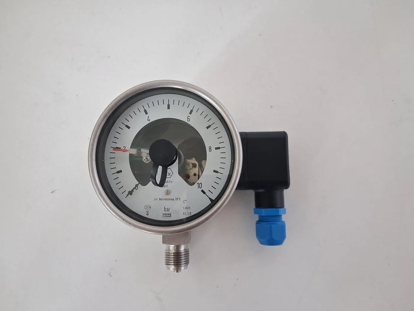 WIKA 831.21 Druckmessgerät mit induktivem Grenzwertschalter 0–10 bar - 3