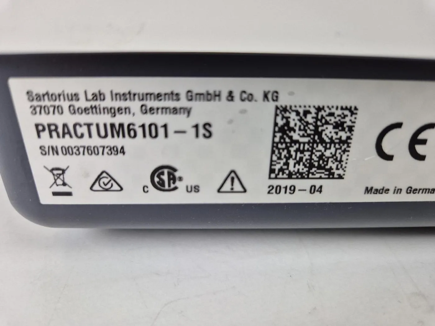Sartorius Practum6101-1S Toploading Balance - 6
