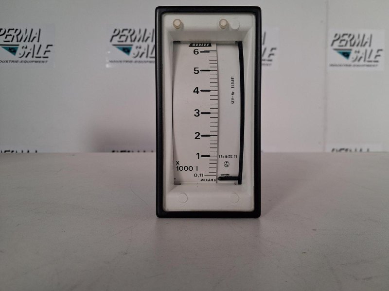 Camille Bauer Drehspulinstrument 4–20 mA 0–6 × 1000 l/h Panel Meter