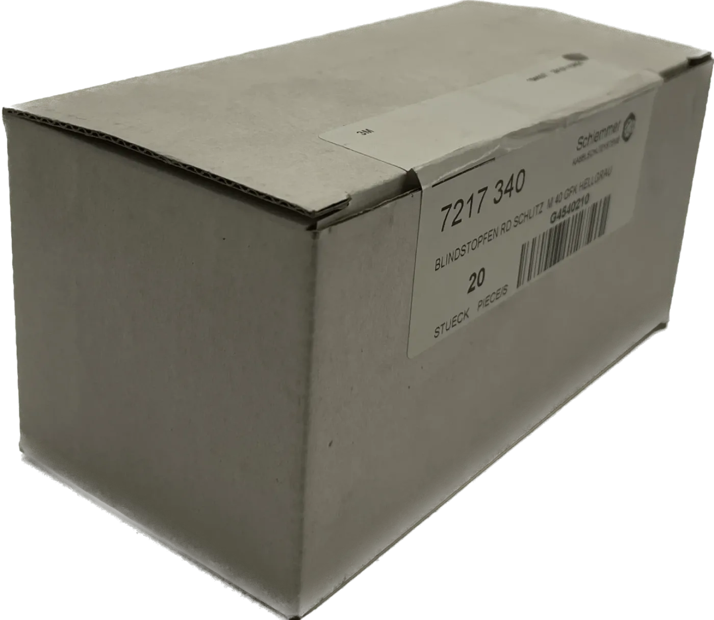 Schlemmer 7217340 Blindstopfen RD Schlitz M40 - 1