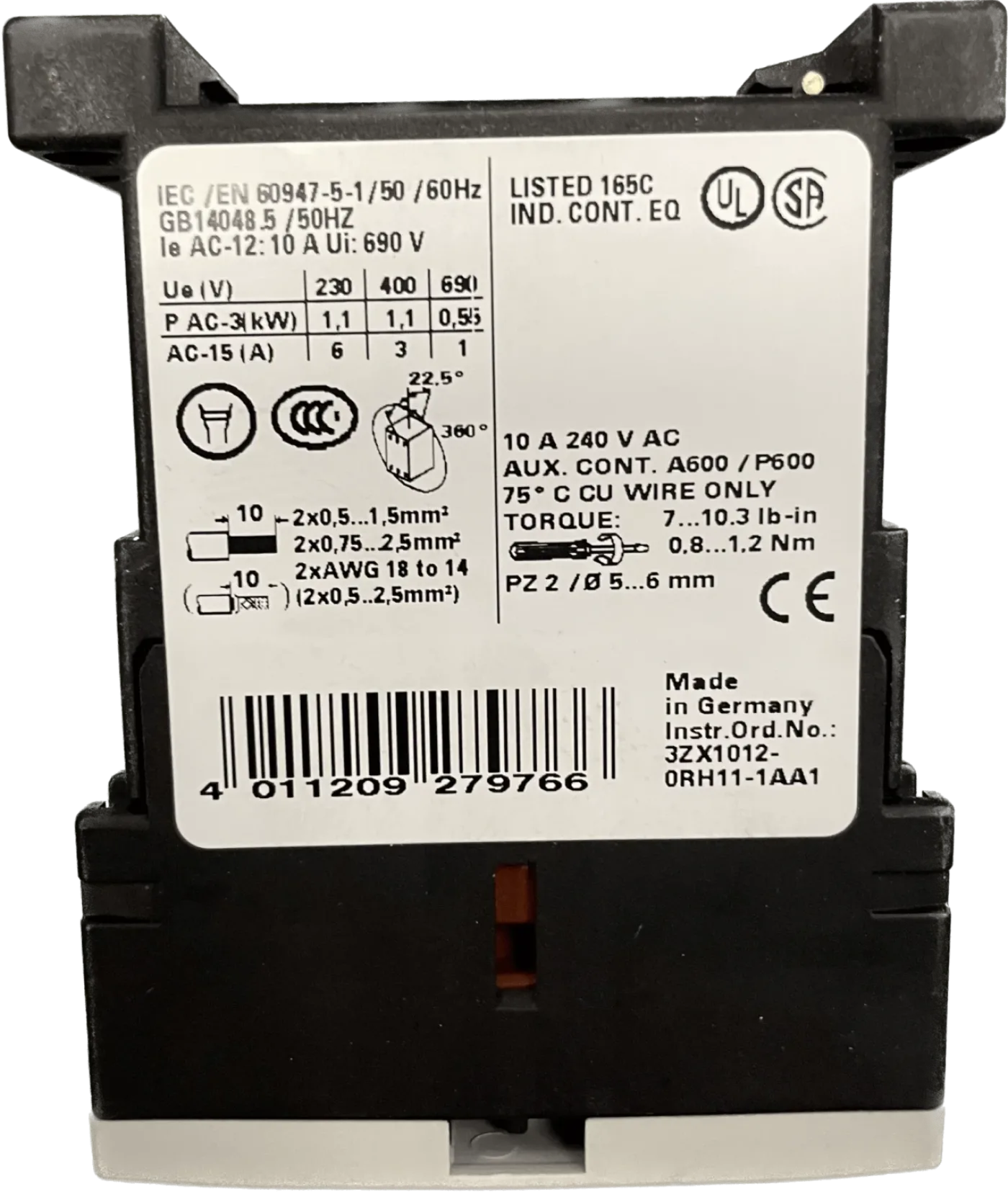 Siemens Hilfsschütz 3RH1140-1AP00 - 2