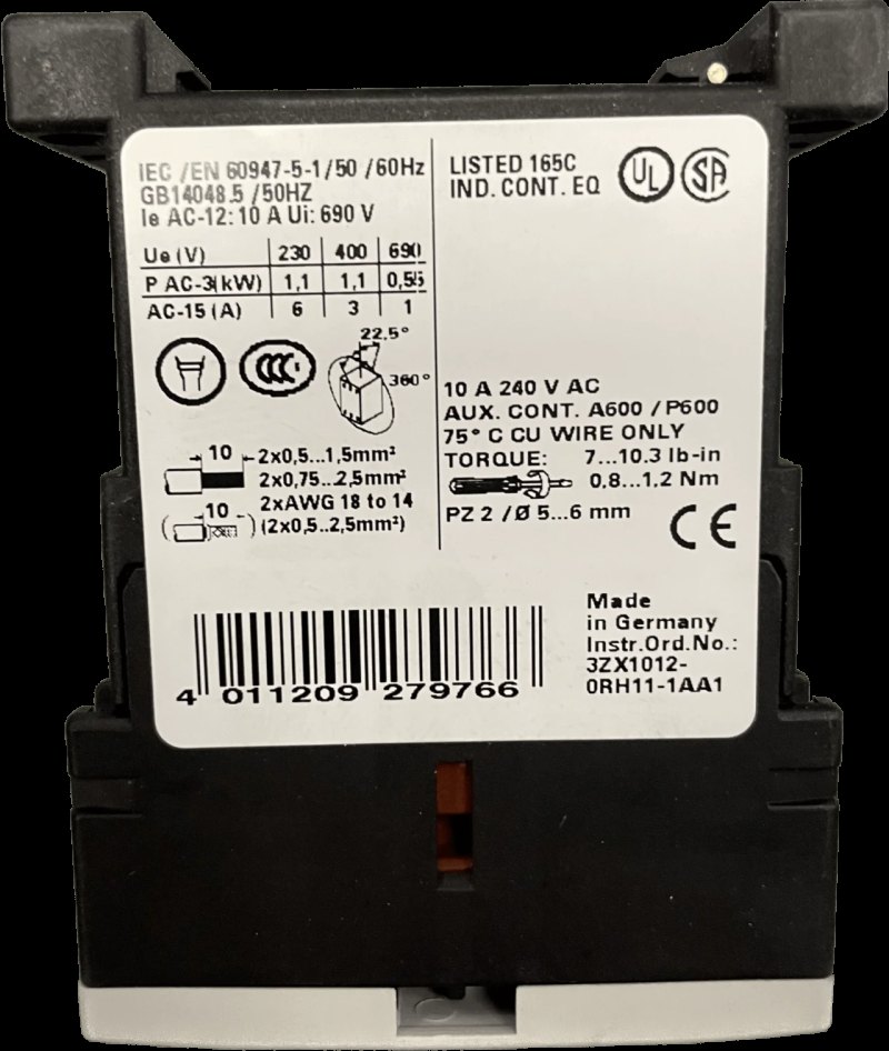Siemens Hilfsschütz 3RH1140-1AP00
