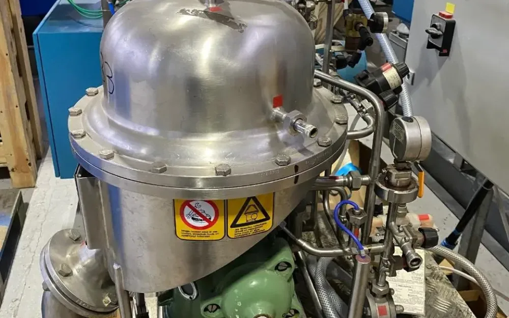 USED WESTFALIA CSA1-06-475 STAINLESS STEEL DISH CENTRIFUGE