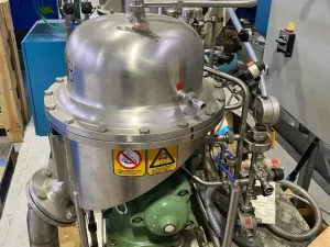 USED WESTFALIA CSA1-06-475 STAINLESS STEEL DISH CENTRIFUGE