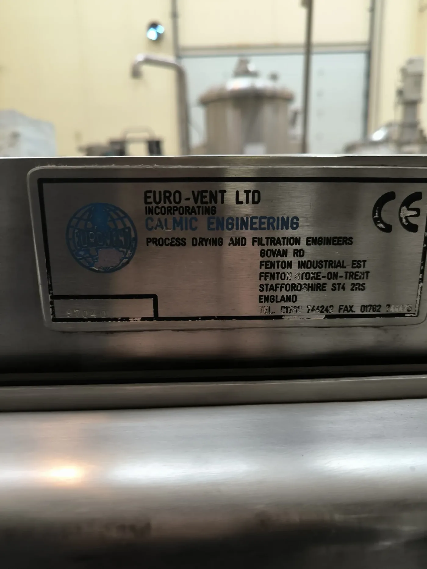 USED STAINLESS STEEL VACUUM TRAY DRYER 3 M2 - 1