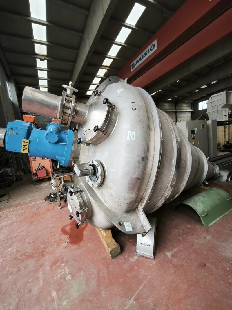A.BOLTZ M2138 NAUTA MIXER STAINLESS STEEL 9,250 LITERS ATEX