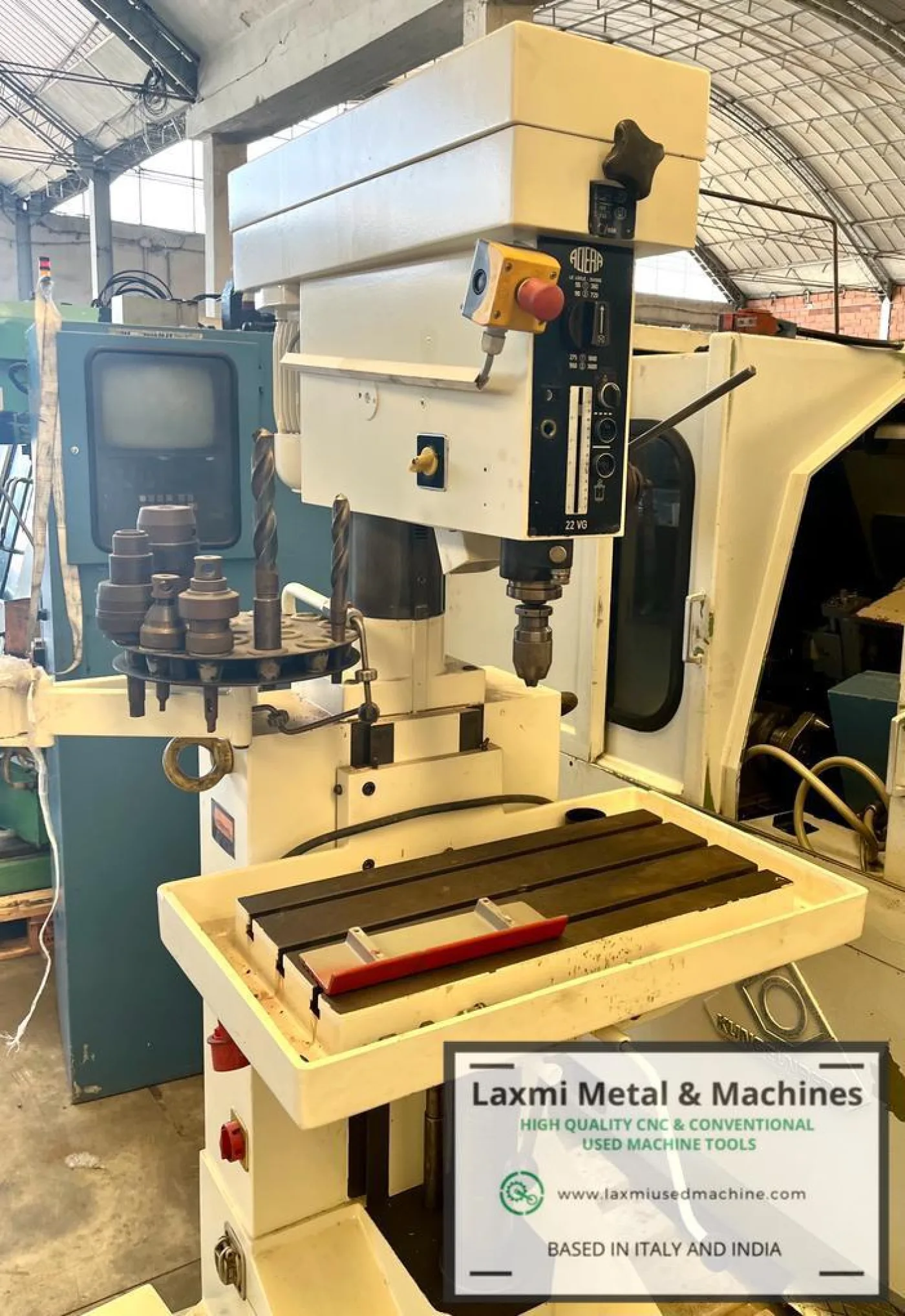 COLUMN DRILLING + MILLING MACHINE, ACIERA - 22VG - Laxmi Metal & Machines, Rohtak - 3
