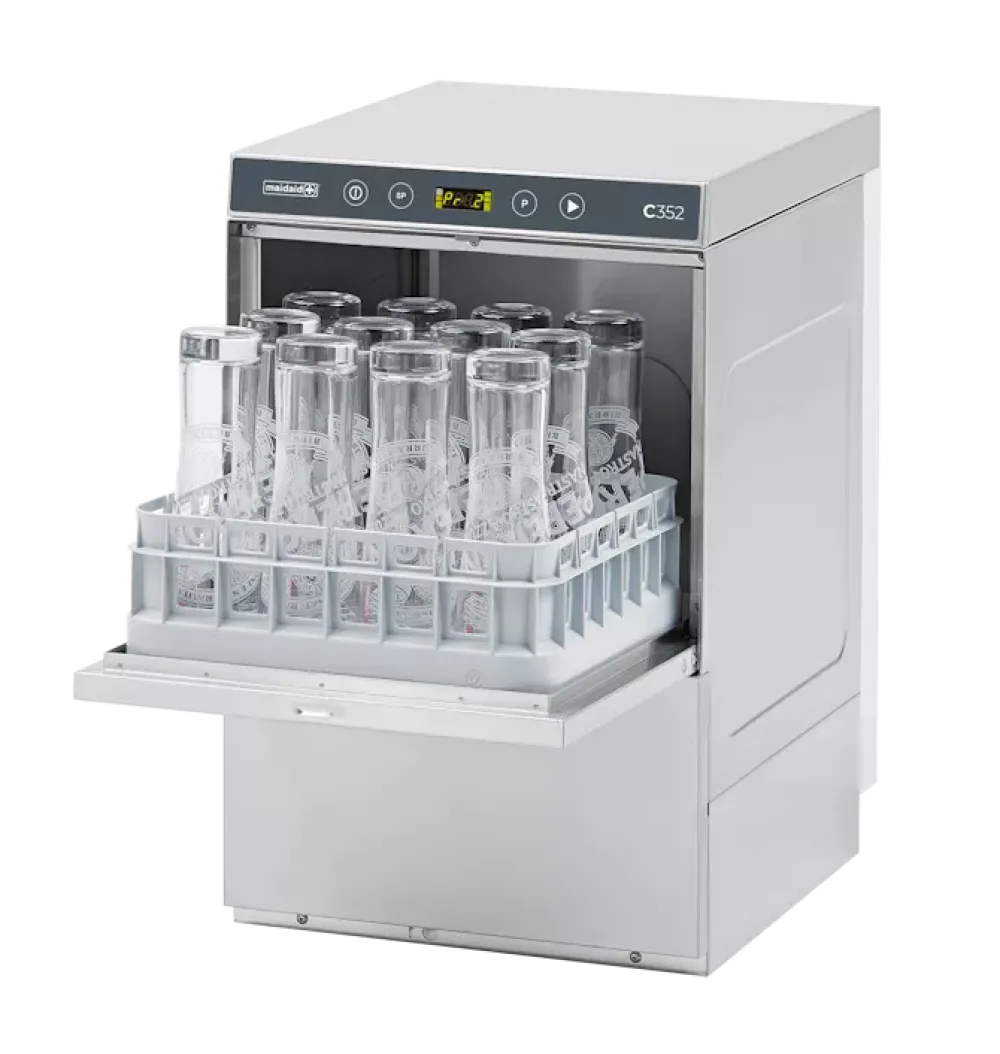 Maidaid C352D Undercounter Glasswasher with Drain Pump - islandcatering